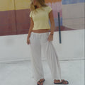 White Lace Pants