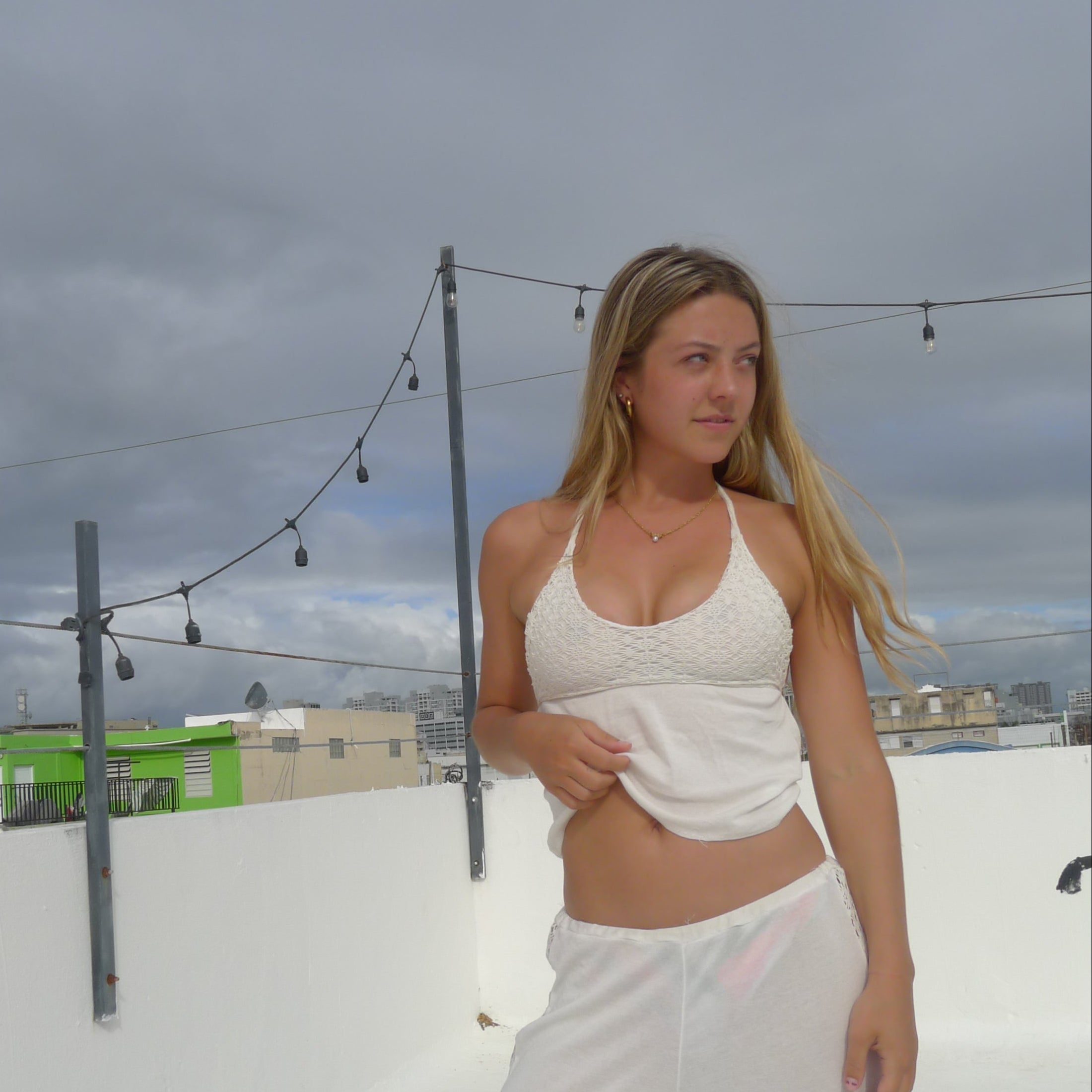 White Lace Top